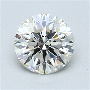 Picture of 1.01 Carats, Round Diamond with Excellent Cut, G Color, IF Clarity and Certified by EGL