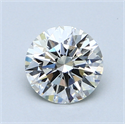 1.05 Carats, Round Diamond with Excellent Cut, H Color, VVS1 Clarity and Certified by GIA