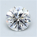1.03 Carats, Round Diamond with Excellent Cut, E Color, VS1 Clarity and Certified by GIA
