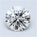 1.05 Carats, Round Diamond with Excellent Cut, G Color, VVS1 Clarity and Certified by GIA