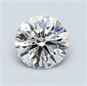 1.02 Carats, Round Diamond with Excellent Cut, J Color, IF Clarity and Certified by GIA