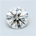 1.01 Carats, Round Diamond with Excellent Cut, J Color, VS2 Clarity and Certified by GIA