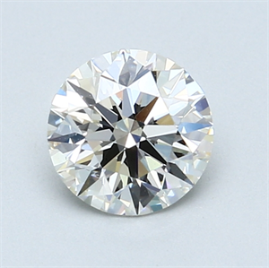Picture of 1.01 Carats, Round Diamond with Excellent Cut, J Color, VS2 Clarity and Certified by GIA