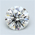 1.11 quilates, Redondo Diamante , Color H, claridad VVS1 y certificado por GIA