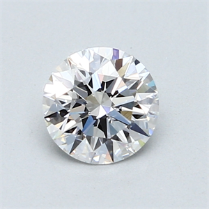 Picture of 0.77 Carats, Round Diamond with Excellent Cut, D Color, VVS1 Clarity and Certified by GIA