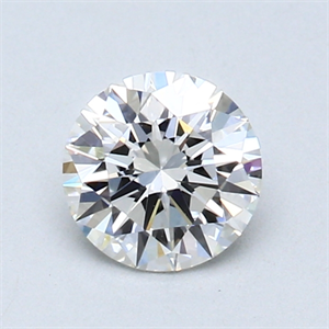 Picture of 0.75 Carats, Round Diamond with Excellent Cut, G Color, VVS2 Clarity and Certified by GIA