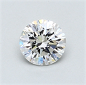0.72 Carats, Round Diamond with Very Good Cut, D Color, VS1 Clarity and Certified by GIA