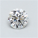 0.70 Carats, Round Diamond with Very Good Cut, D Color, VS1 Clarity and Certified by GIA