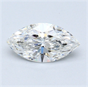 0.71 Carats, Marquise Diamond with  Cut, F Color, VS1 Clarity and Certified by GIA