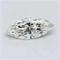 0.58 Carats, Marquise Diamond with  Cut, J Color, VS1 Clarity and Certified by GIA