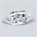 0.51 Carats, Marquise Diamond with  Cut, D Color, VVS1 Clarity and Certified by GIA