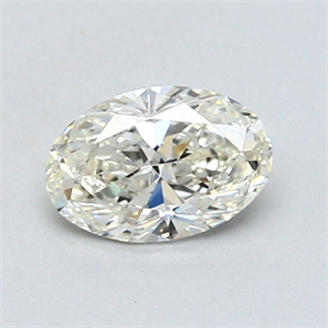 Foto 0.73 quilates, Ovalado Diamante , Color K, claridad IF y certificado por GIA de