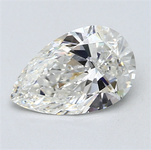 Foto 1.75 quilates, De pera Diamante , Color H, claridad VS2 y certificado por GIA de