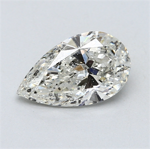 Picture of 1.31 Carats, Pear Diamond with  Cut, J Color, I1 Clarity and Certified by GIA