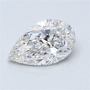 Picture of 0.90 Carats, Pear Diamond with  Cut, E Color, VVS1 Clarity and Certified by GIA