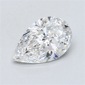 Picture of 0.85 Carats, Pear Diamond with  Cut, D Color, VVS1 Clarity and Certified by GIA