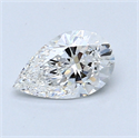 0.75 Carats, Pear Diamond with  Cut, E Color, IF Clarity and Certified by GIA