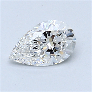 Picture of 0.75 Carats, Pear Diamond with  Cut, E Color, IF Clarity and Certified by GIA