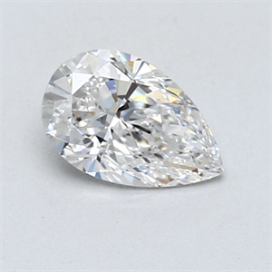Picture of 0.71 Carats, Pear Diamond with  Cut, E Color, VVS2 Clarity and Certified by GIA