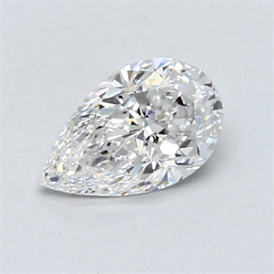 Picture of 0.71 Carats, Pear Diamond with  Cut, E Color, VVS1 Clarity and Certified by GIA