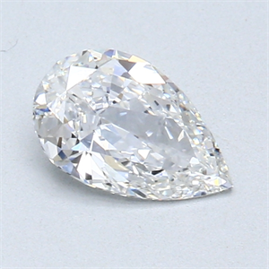 Picture of 0.61 Carats, Pear Diamond with  Cut, D Color, IF Clarity and Certified by GIA