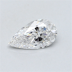 Picture of 0.50 Carats, Pear Diamond with  Cut, D Color, IF Clarity and Certified by GIA