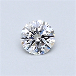Picture of 0.40 Carats, Round Diamond with Excellent Cut, F Color, I1 Clarity and Certified by GIA