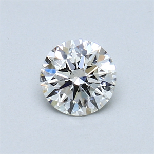 Picture of 0.43 Carats, Round Diamond with Excellent Cut, H Color, I1 Clarity and Certified by GIA