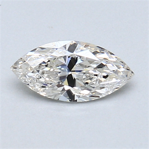 Picture of 0.50 Carats, Marquise Diamond with  Cut, I Color, I1 Clarity and Certified by GIA