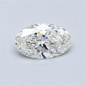 Picture of 0.50 Carats, Oval Diamond with  Cut, I Color, SI2 Clarity and Certified by GIA