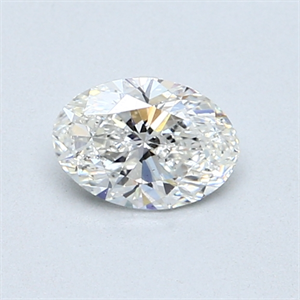 Picture of 0.60 Carats, Oval Diamond with  Cut, G Color, SI1 Clarity and Certified by GIA
