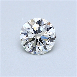 Picture of 0.47 Carats, Round Diamond with Excellent Cut, I Color, SI1 Clarity and Certified by GIA