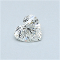 0.41 Carats, Heart Diamond with  Cut, H Color, VS1 Clarity and Certified by GIA