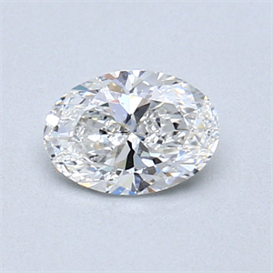 Picture of 0.50 Carats, Oval Diamond with  Cut, E Color, SI2 Clarity and Certified by GIA