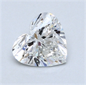 1.03 quilates, Corazón Diamante , Color F, claridad SI1 y certificado por GIA