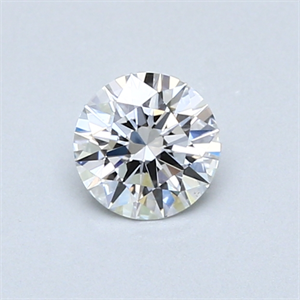 Picture of 0.49 Carats, Round Diamond with Excellent Cut, F Color, SI1 Clarity and Certified by GIA