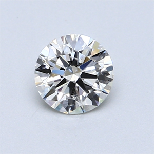 Picture of 0.60 Carats, Round Diamond with Excellent Cut, J Color, SI1 Clarity and Certified by GIA