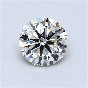 Picture of 0.80 Carats, Round Diamond with Very Good Cut, J Color, SI1 Clarity and Certified by GIA
