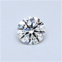 0.40 Carats, Round Diamond with Excellent Cut, I Color, SI1 Clarity and Certified by GIA