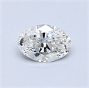 0.51 Carats, Oval Diamond with  Cut, G Color, VS2 Clarity and Certified by GIA