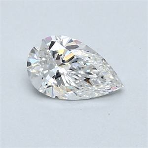 Picture of 0.51 Carats, Pear Diamond with  Cut, F Color, SI1 Clarity and Certified by GIA
