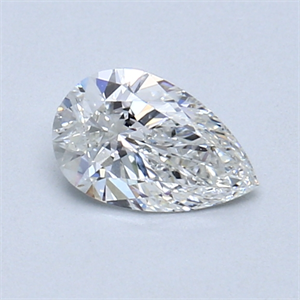 Picture of 0.51 Carats, Pear Diamond with  Cut, F Color, SI1 Clarity and Certified by GIA