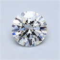 0.70 Carats, Round Diamond with Excellent Cut, G Color, VS1 Clarity and Certified by GIA