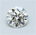 0.75 Carats, Round Diamond with Excellent Cut, J Color, VS2 Clarity and Certified by GIA