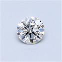 0.40 Carats, Round Diamond with Excellent Cut, H Color, VVS2 Clarity and Certified by GIA