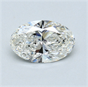 1.03 Carats, Oval Diamond with  Cut, H Color, VS2 Clarity and Certified by GIA