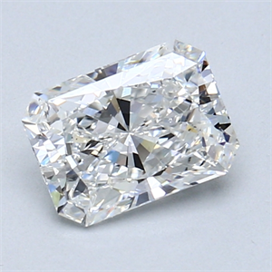 Picture of 1.01 Carats, Radiant Diamond with  Cut, F Color, SI1 Clarity and Certified by GIA