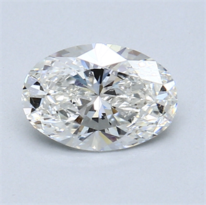 Picture of 1.02 Carats, Oval Diamond with  Cut, G Color, SI1 Clarity and Certified by GIA