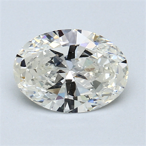 Picture of 1.33 Carats, Oval Diamond with  Cut, J Color, VS1 Clarity and Certified by GIA