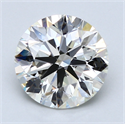 3.21 quilates, Redondo Diamante , Color K, claridad SI1 y certificado por GIA